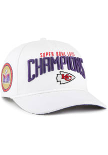 47 Kansas City Chiefs Super Bowl LVIII Champions hitch Adjustable Hat - White