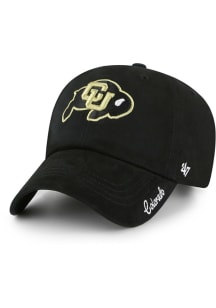 47 Colorado Buffaloes Black Miata Clean Up Womens Adjustable Hat