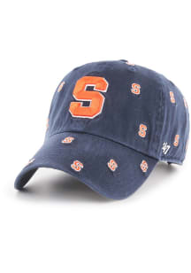 47 Syracuse Orange Navy Blue Confetti Clean Up Womens Adjustable Hat