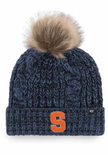 47 Syracuse Orange Navy Blue Meeko Cuff Womens Knit Hat