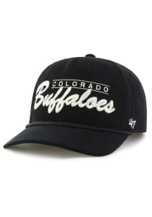 47 Colorado Buffaloes Double Header Corduroy Hitch Adjustable Hat - Black