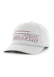 47 Texas A&amp;M Aggies Double Header Corduroy Hitch Adjustable Hat - Grey