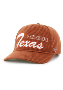 47 Texas Longhorns Double Header Corduroy Hitch Adjustable Hat - Burnt Orange