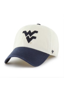 47 West Virginia Mountaineers Mens Navy Blue Clubhouse Franchise Fitted Hat