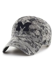 47 Michigan Wolverines Nilan OHT Clean Up Adjustable Hat - Black