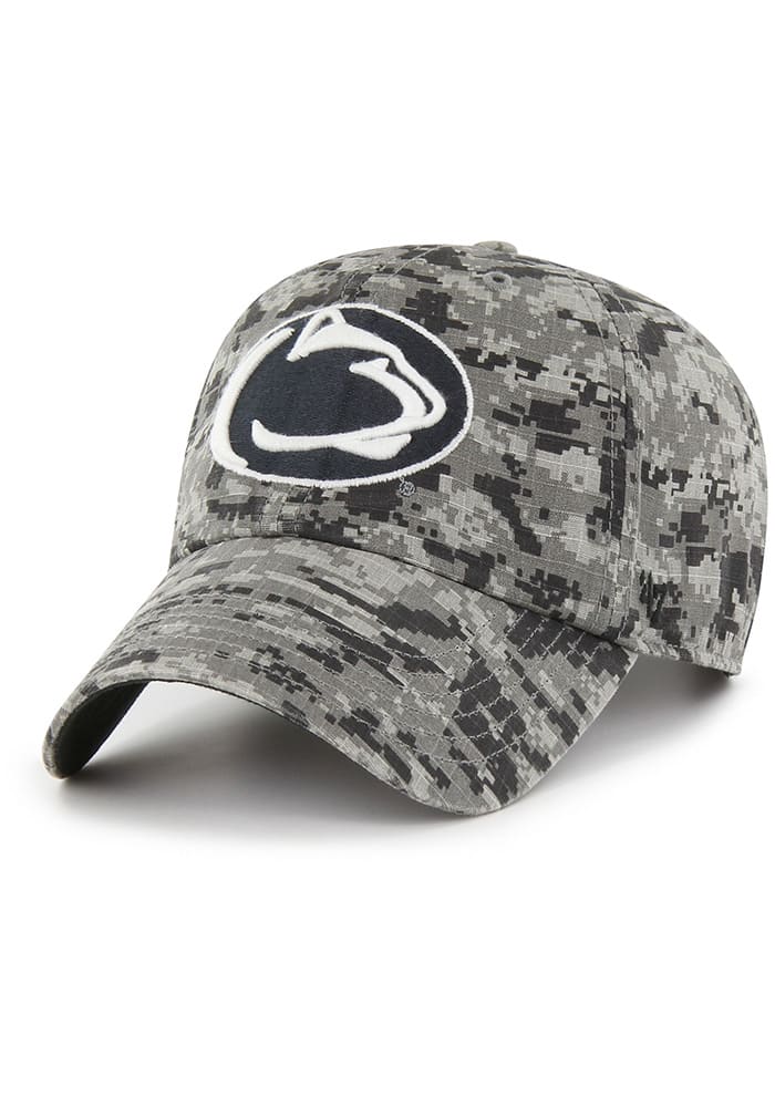 Men's '47 Camo Penn State Nittany Lions OHT Military Appreciation Nilan  Camo Clean Up Adjustable Hat