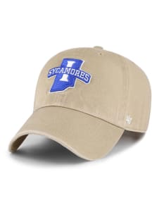 47 Indiana State Sycamores Clean Up Adjustable Hat - Khaki