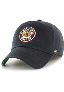 47 Chicago Blackhawks Mens Black Vintage Franchise Fitted Hat