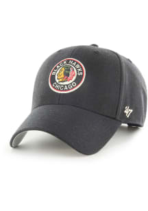 47 Chicago Blackhawks Vintage MVP Adjustable Hat - Black