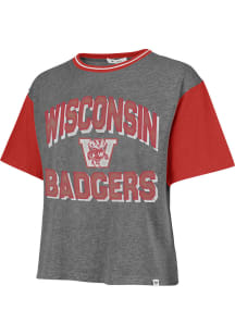 Wisconsin Badgers Grey 47 Clubhouse Ziggy Short Sleeve T-Shirt