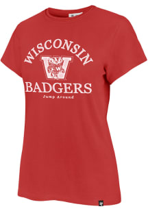 Wisconsin Badgers Red 47 Fresh Start Frankie Short Sleeve T-Shirt