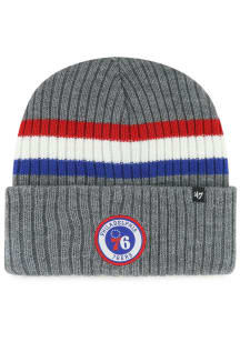 47 Philadelphia 76ers Grey Highline Mens Knit Hat
