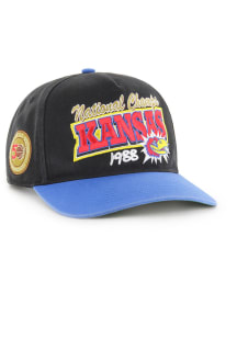 47 Kansas Jayhawks Wash Champ Hitch Adjustable Hat - Blue