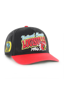 47 Louisville Cardinals Wash Champ Hitch Adjustable Hat - Black