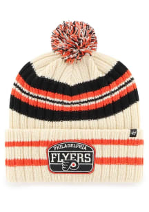 47 Philadelphia Flyers Tan Hone Mens Knit Hat