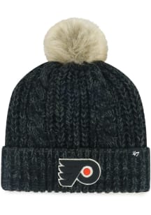 47 Philadelphia Flyers Black Meeko Cuff Womens Knit Hat