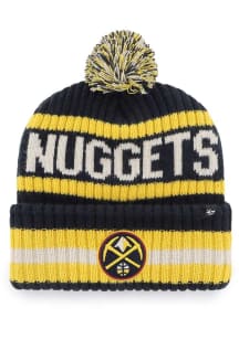 47 Denver Nuggets Navy Blue Bering Cuff Mens Knit Hat