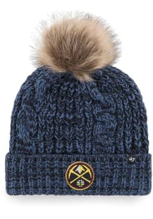 47 Denver Nuggets Navy Blue Meeko Cuff Womens Knit Hat