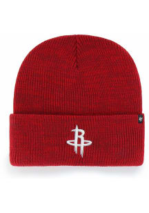 47 Houston Rockets Red Brain Freeze Cuff Mens Knit Hat