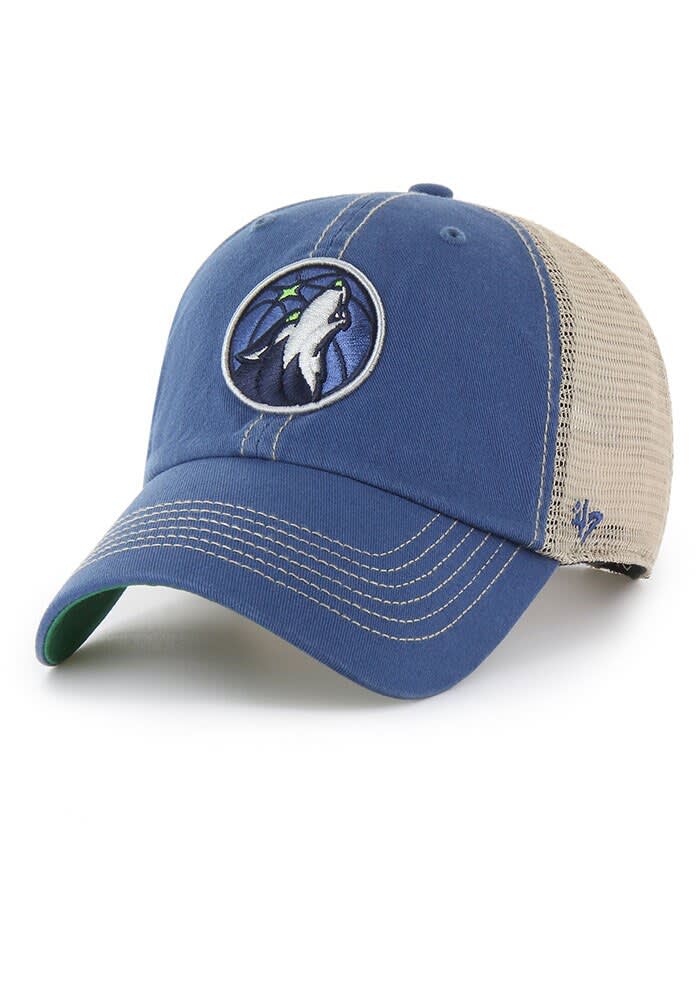47 Minnesota Timberwolves NAVY Trawler Clean Up Adjustable Hat