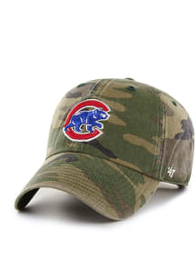 47 Chicago Cubs Camo Clean Up Adjustable Hat - Green