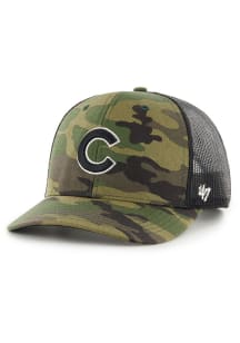 47 Chicago Cubs Camo Trucker Adjustable Hat - Green