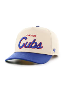 47 Chicago Cubs Crosstown Script 2T Hitch Adjustable Hat - Natural