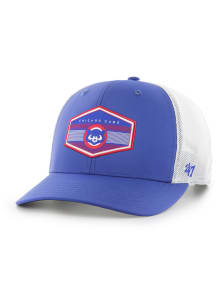 47 Chicago Cubs Retro Burgess Trucker Adjustable Hat - Blue