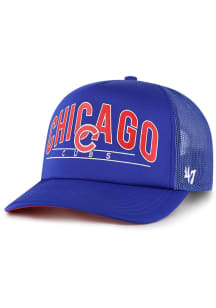 47 Chicago Cubs Backhaul Foam Trucker Adjustable Hat - Blue