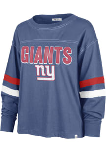47 New York Giants Womens Blue Arbour LS Tee