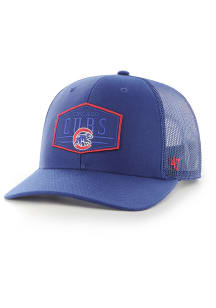 47 Chicago Cubs Ridgeline Trucker Adjustable Hat - Blue