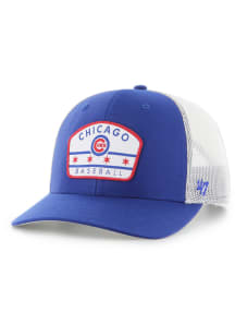 47 Chicago Cubs Region Patch Trucker Adjustable Hat - Blue