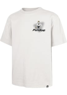 47 Purdue Boilermakers Ivory All Fire Foundation Short Sleeve Fashion T Shirt