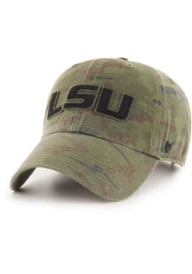 47 LSU Tigers OHT Movement Clean Up Adjustable Hat - Khaki