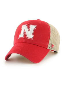 47 Red Nebraska Cornhuskers Flagship Wash MVP Adjustable Hat