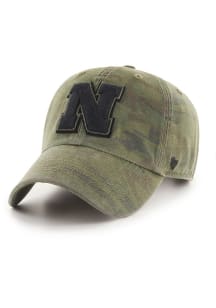 47 Nebraska Cornhuskers OHT Movement Clean Up Adjustable Hat - Khaki