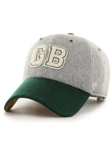 47 Green Bay Packers Stoney Clover Lane Block Clean Up Adjustable Hat - Grey