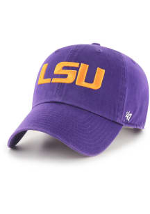 47 LSU Tigers Purple Clean Up Youth Adjustable Hat