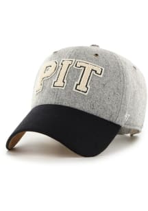 47 Pittsburgh Steelers Stoney Clover Lane Block Clean Up Adjustable Hat - Grey