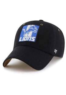 47 Detroit Lions Stoney Clover Lane Field Goal Clean Up Adjustable Hat - Black