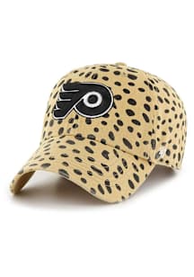 47 Philadelphia Flyers Gold Cheetah Clean Up Womens Adjustable Hat