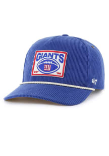 47 New York Giants Stoney Clover Lane Touch Down Hitch RF Adjustable Hat - Blue