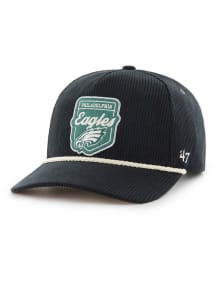 47 Philadelphia Eagles Stoney Clover Lane Touch Down Hitch RF Adjustable Hat - Black