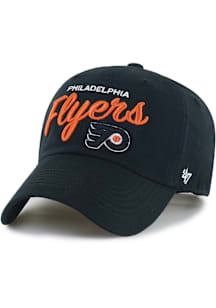 47 Philadelphia Flyers Black Phoebe Clean Up Womens Adjustable Hat
