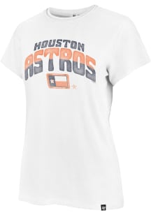 47 Houston Astros Womens White City Connect Short Sleeve T-Shirt