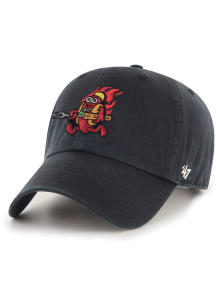 47 Akron RubberDucks Alternate Logo Clean Up Adjustable Hat - Black