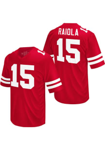 Dylan Raiola Original Retro Brand Mens Red Nebraska Cornhuskers Replica Football Jersey