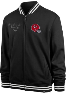 47 Kansas City Chiefs Womens Black Stoney Clover Long Sleeve Track Jacket