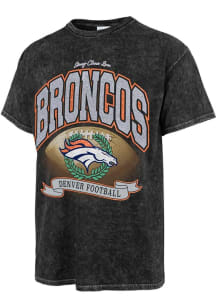 47 Denver Broncos Womens Black Stoney Clover Short Sleeve T-Shirt