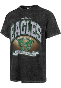 47 Philadelphia Eagles Womens Black Stoney Clover Short Sleeve T-Shirt